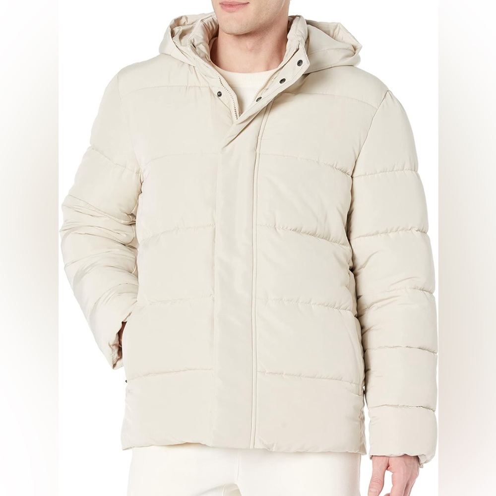 Amazon Aware Men's Recycled Polyester Hooded Puffer Jacket